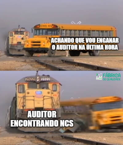 Auditor encontrando NCs