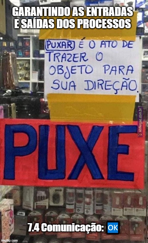 Item 7.4 Comunicação na ISO 9001-2015